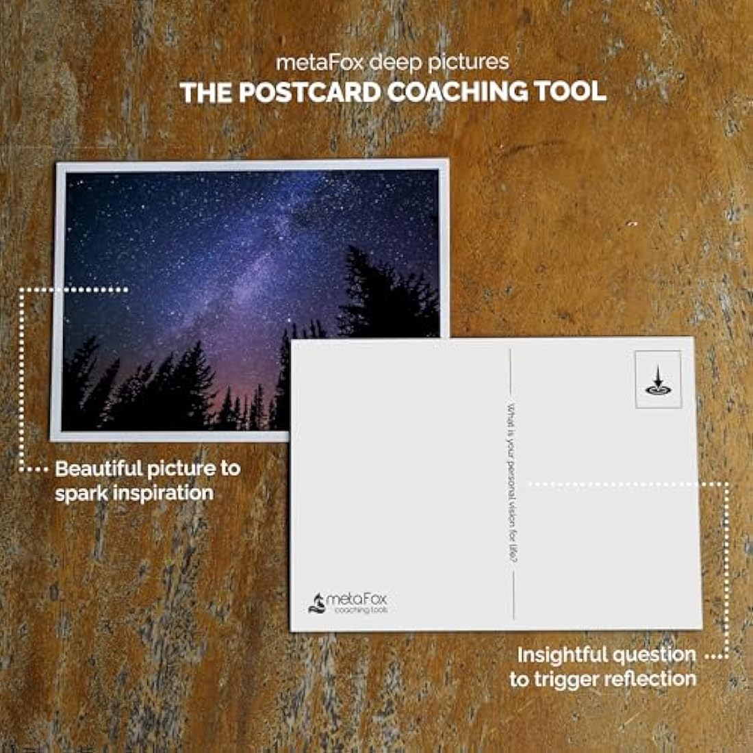 metaFox Leadership Inside-Out Cards | 52 Coaching & Team Building Tools