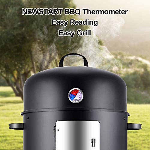Jolof Store BBQ Thermometer Gauge - Stainless Steel Smoker Pit, 2 Pack