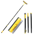 MULING 2-in-1 Window Squeegee with 63" Extension Pole and Sponge Scrubber