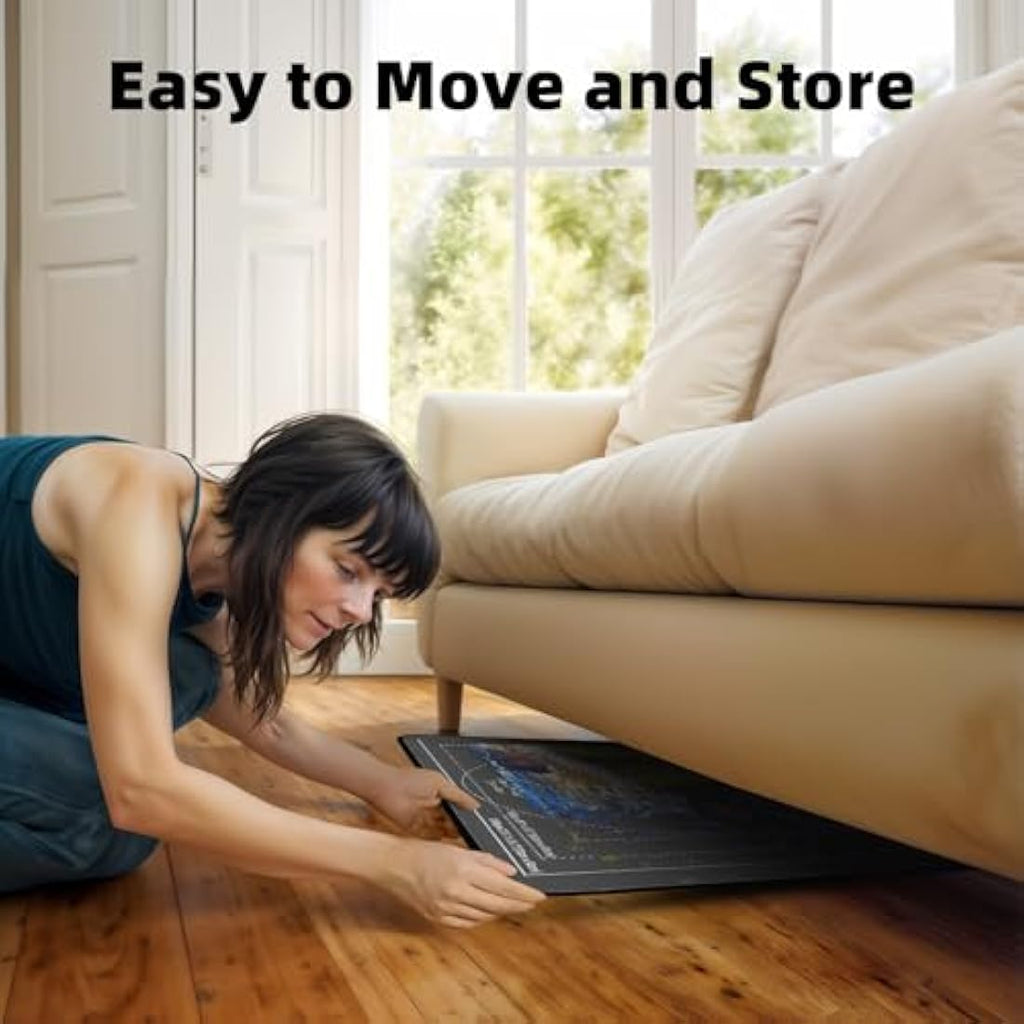 MOZOOSON Jigsaw Puzzle Board for 1000 Pieces | 6 Sorting Trays & Cover