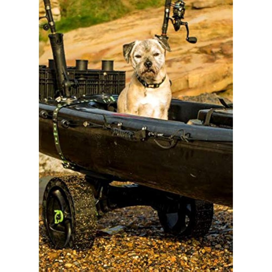 C-Tug Sandtrakz Kayak Cart – Puncture-Free Wheels & Portable Trolley