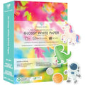 A4 White Glossy Sticker Paper – 500 Sheets Adhesive Labels