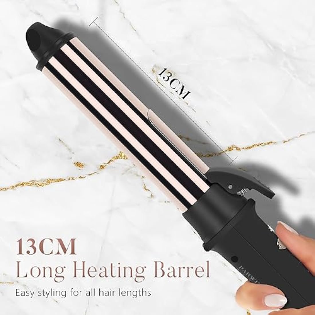 PARWIN PRO BEAUTY 25mm Automatic Rotating Hair Curler | Nano Titanium Wand