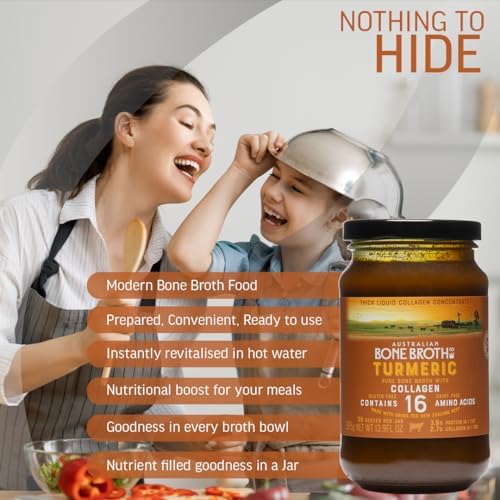 Turmeric Beef Bone Broth Concentrate with Collagen