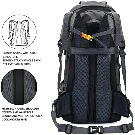 Jolof Store 60L Waterproof Hiking Backpack – Lightweight Foldable Daypack
