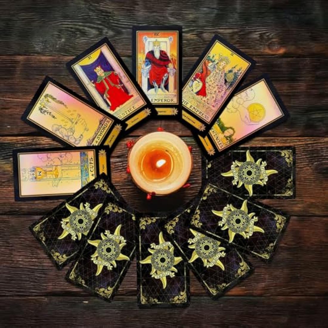 LHKJ 78 Tarot Cards Set | Classic Tarot Deck with English Guidebook