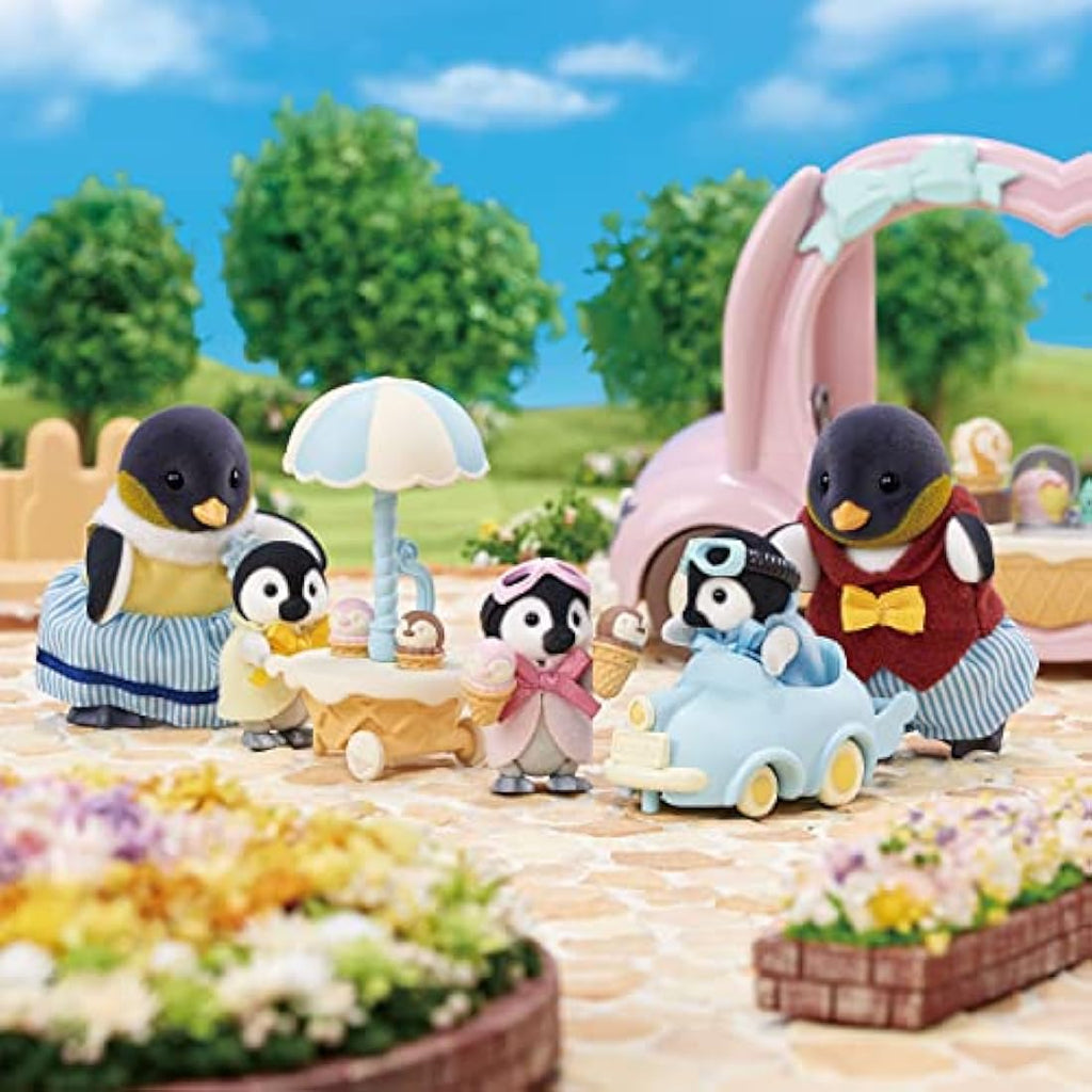 Sylvanian Families Penguin Babies Ride ‘n Play Dollhouse Playset
