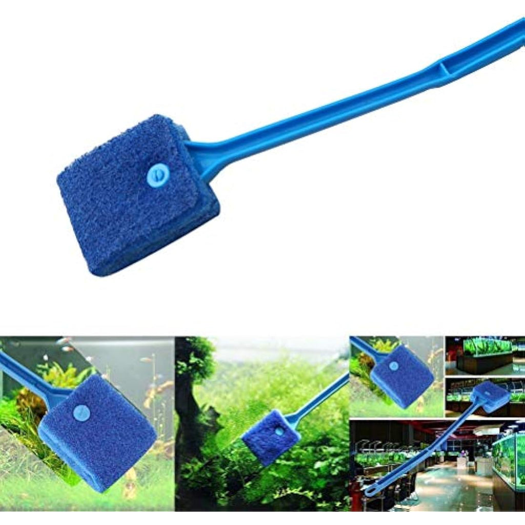 15.7" Long Handle Aquarium Fish Tank Cleaning Sponge Brush