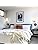 MRHYSWD Modern Black and Gold Wall Sconce Lights with Fabric Shade - Set of 2