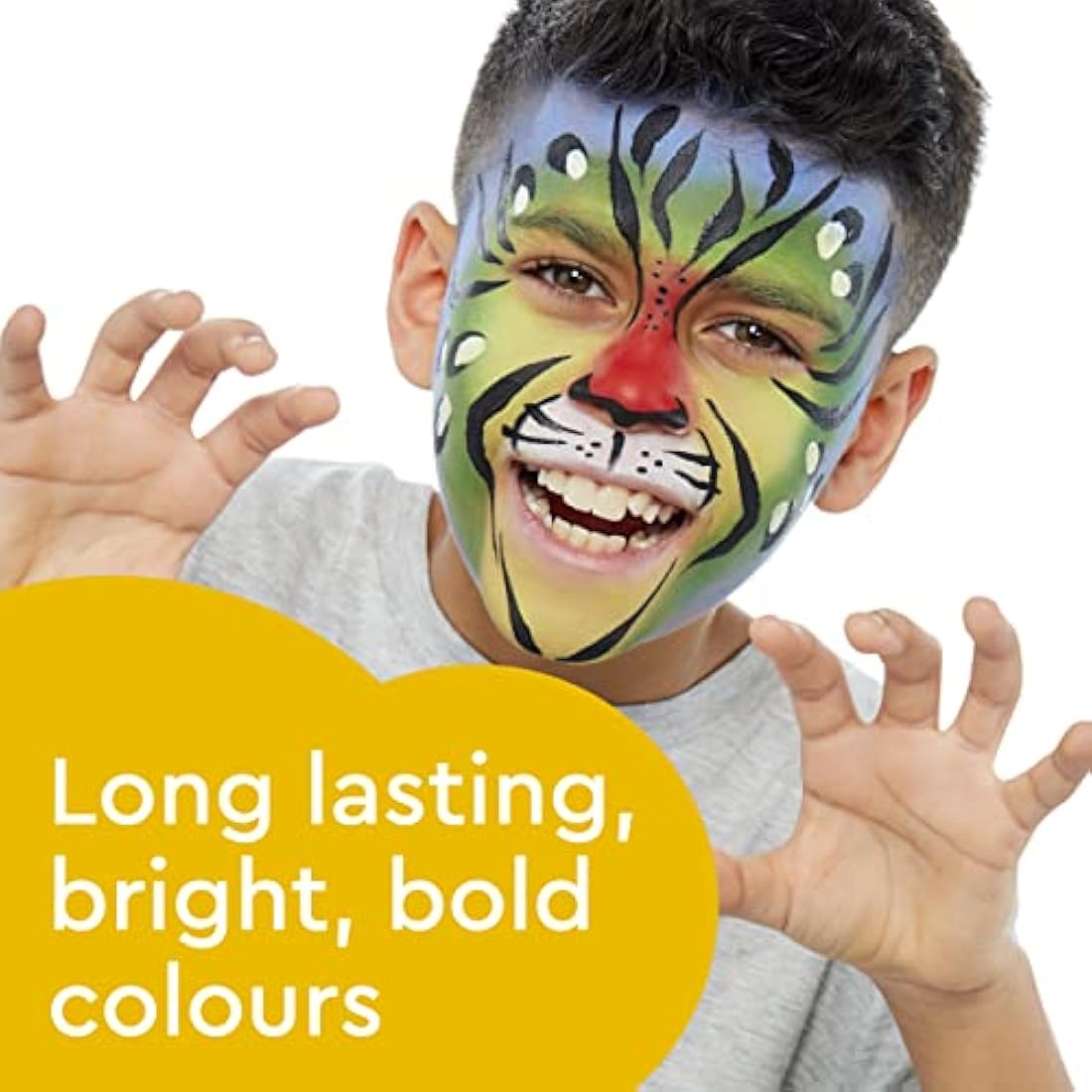 Snazaroo Gold Metallic Face and Body Paint - 18ml Water-Based Makeup