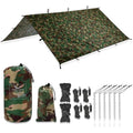 PURE HANG Rain Fly Tent Tarp | 3x3m Waterproof Ripstop Nylon Hammock Shelter