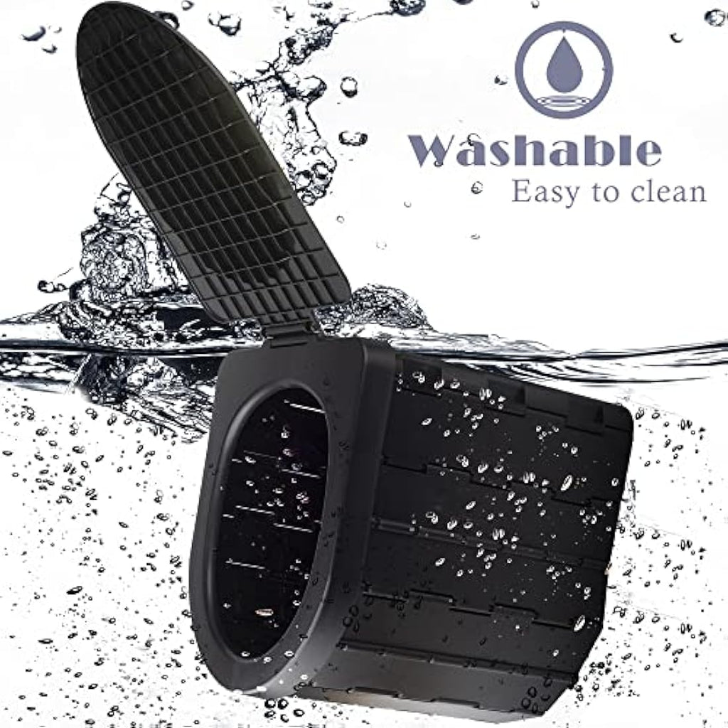 Portable Camping Toilet – Collapsible ABS Outdoor Potty with Bags