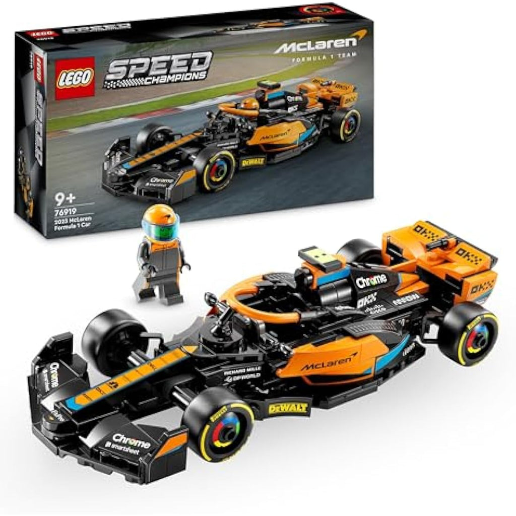 LEGO Speed Champions McLaren 2023 Formula 1 Race Car Model 76919
