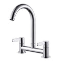 Jolof Store 2 Hole Kitchen Sink Mixer Tap | 360° Swivel Spout Chrome
