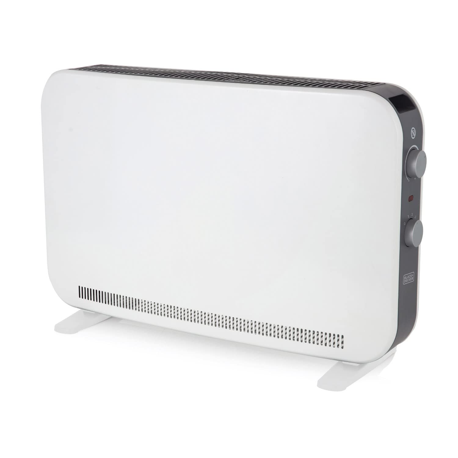 BLACK+DECKER 2.2kW Portable Convector Heater – Anti-Frost, White