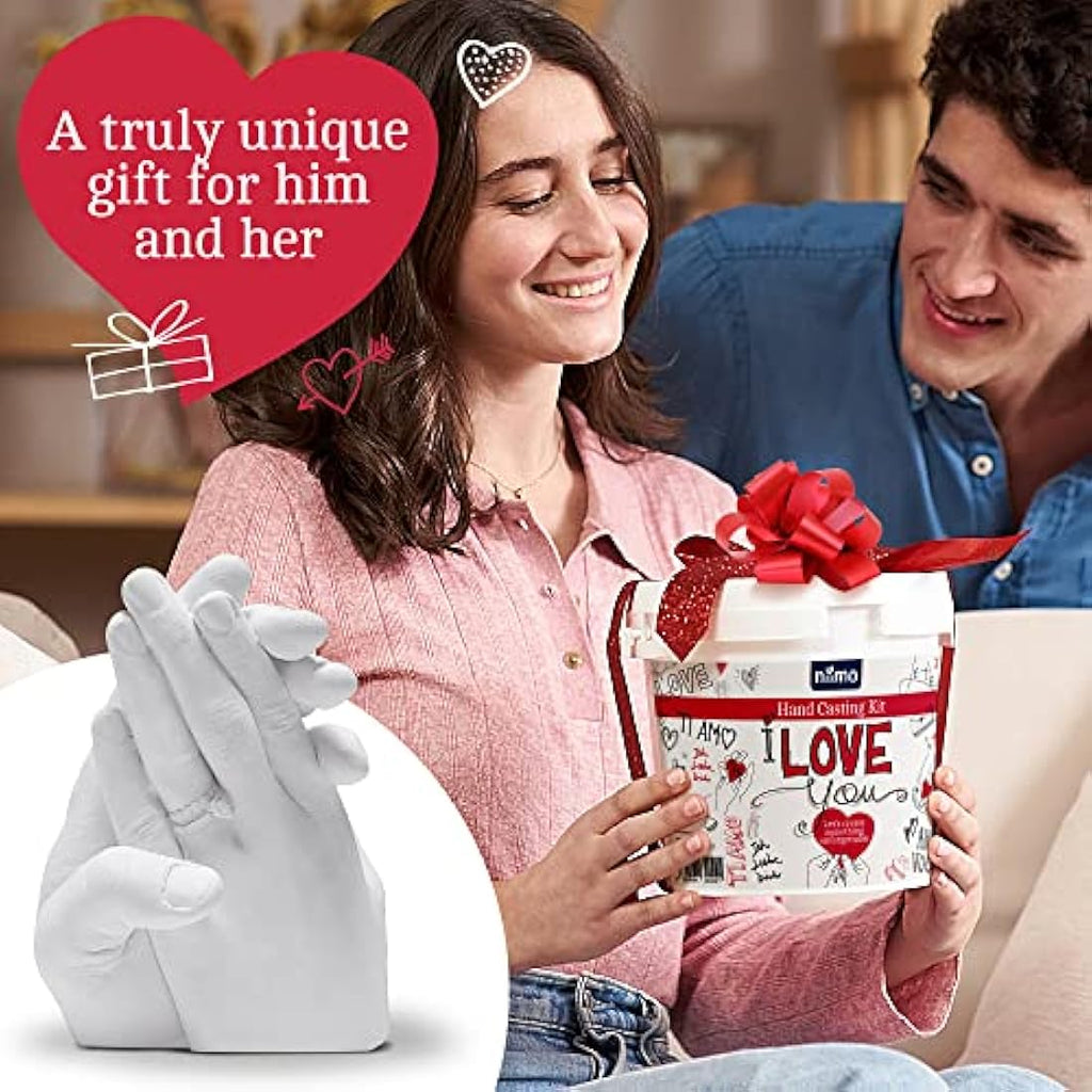 Niimo Hand Casting Kit for Couples – Skin-Safe DIY Plaster Moulding Kit