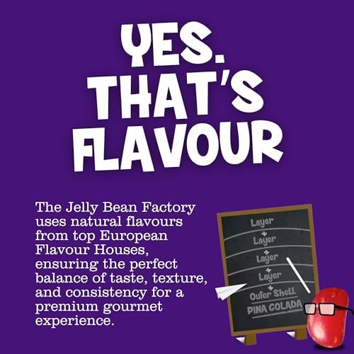 The Jelly Bean Factory Gourmet Jelly Beans – 700g Gluten-Free Gift Jar