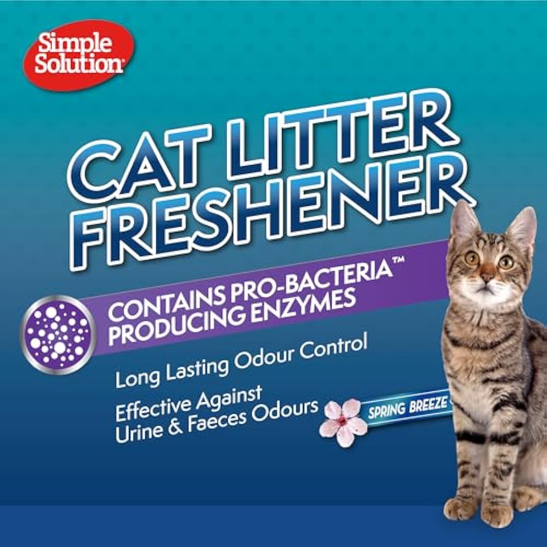 Simple Solution Cat Litter Freshener – Enzymatic Odour Eliminator 600g