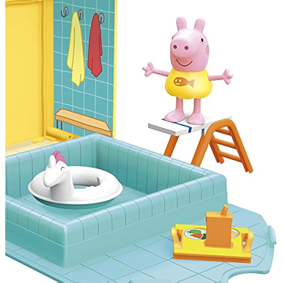 Peppa Pig Swimming Pool Fun Playset with Figure and 4 Accessories
