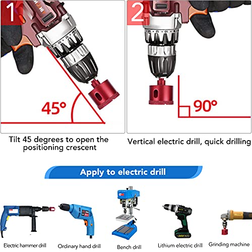 11-Piece Diamond Hole Saw Set – 6mm-50mm Tile Drill Bits