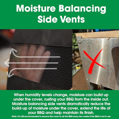Outback Heavy Duty Vented BBQ Cover for Omega & Excel Models