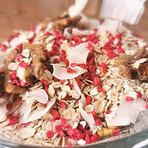 ZingyZoo Freeze Dried Raspberry Pieces – 500g Pure Raw Vegan Fruit