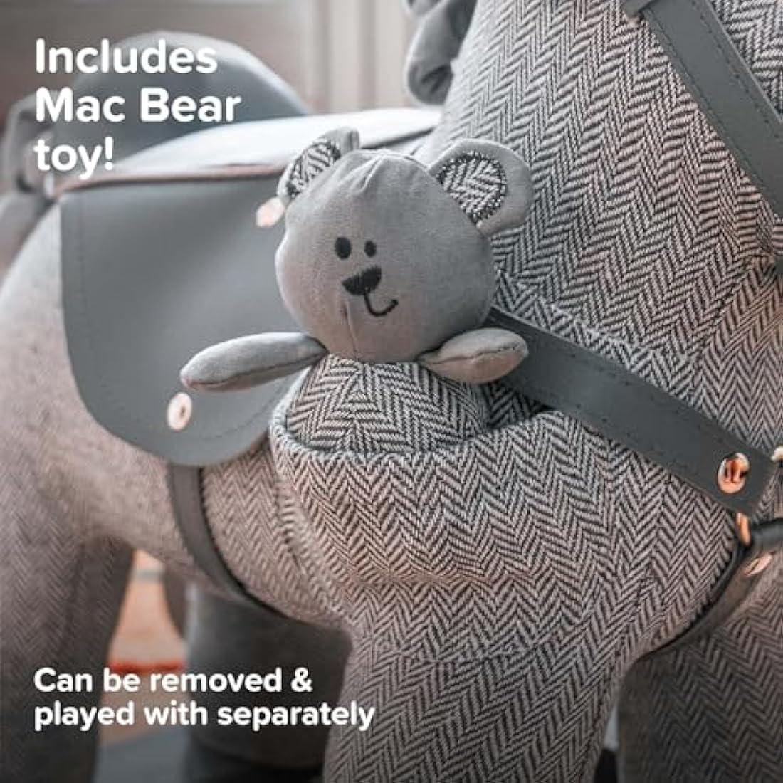 Little Bird Told Me Stirling & Mac Rocking Horse | Plush Wooden Toy