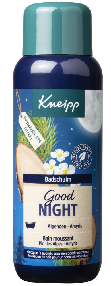 Kneipp Good Night Foaming Bath – Alpine Pine & Amyris Sleep Aid 400ml
