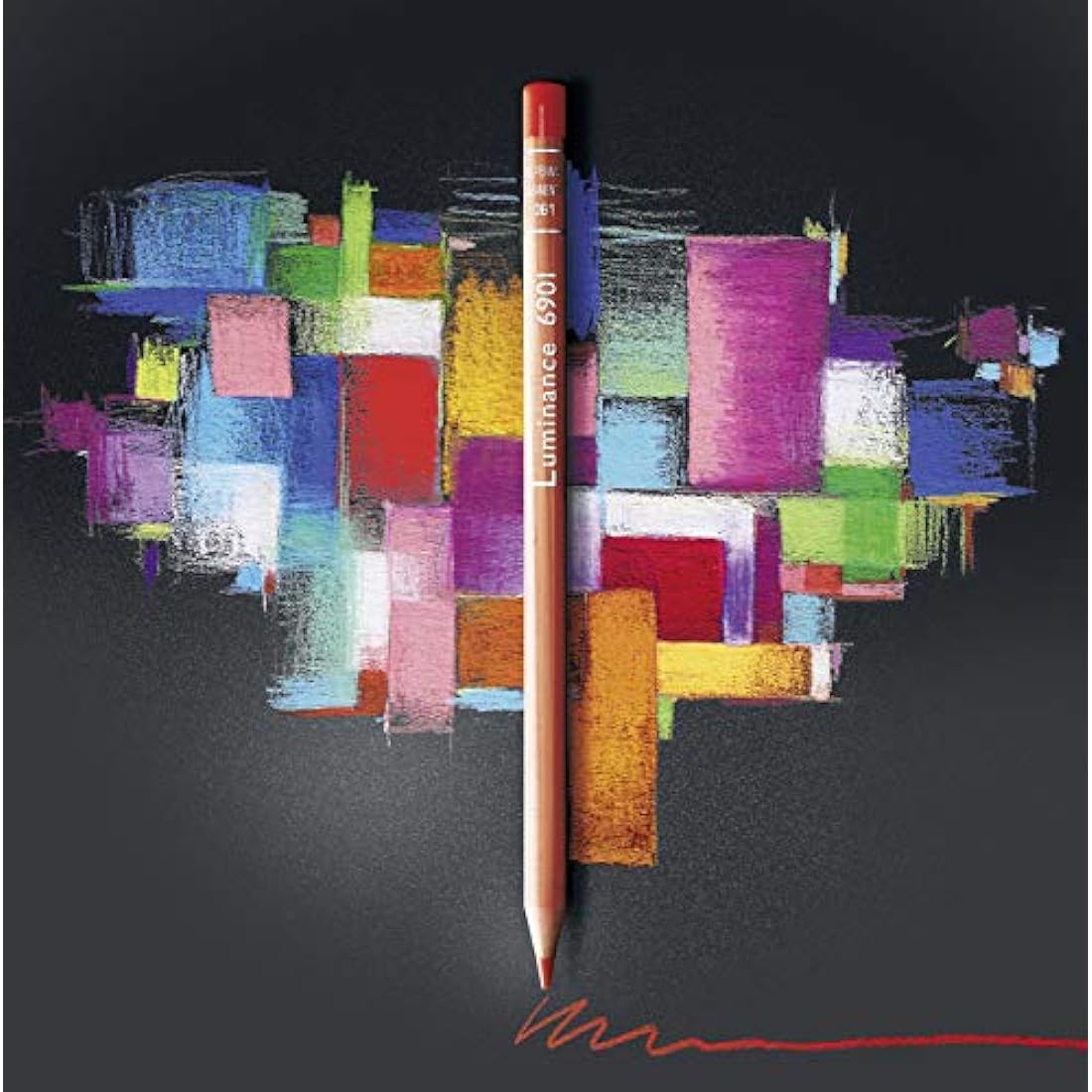 Caran D'Ache Colored Pencils - 40 Assorted Colors in Cardboard Box