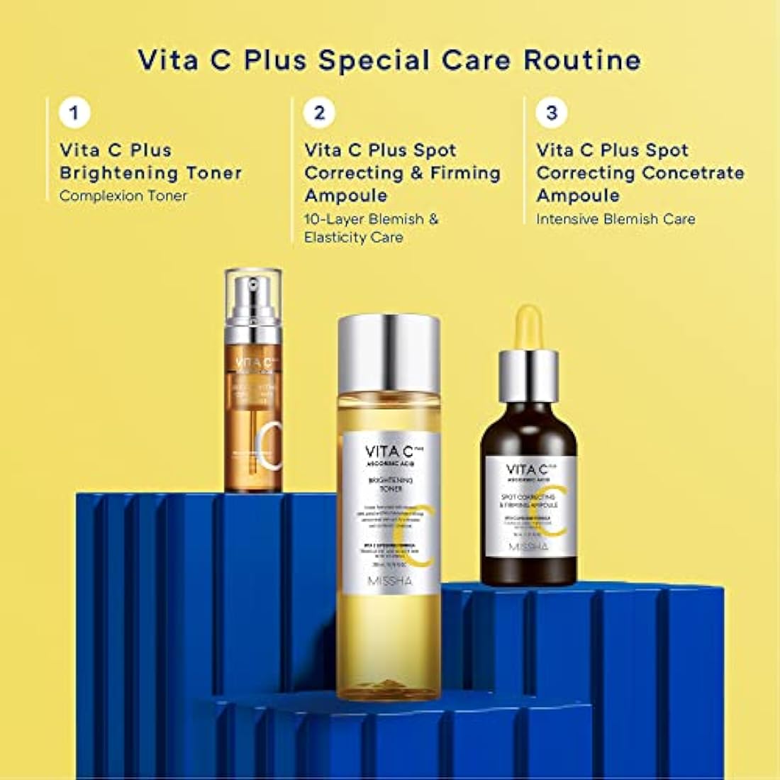 Missha Vita C Plus Brightening Toner – Vitamin C & PHA Exfoliator 200ml