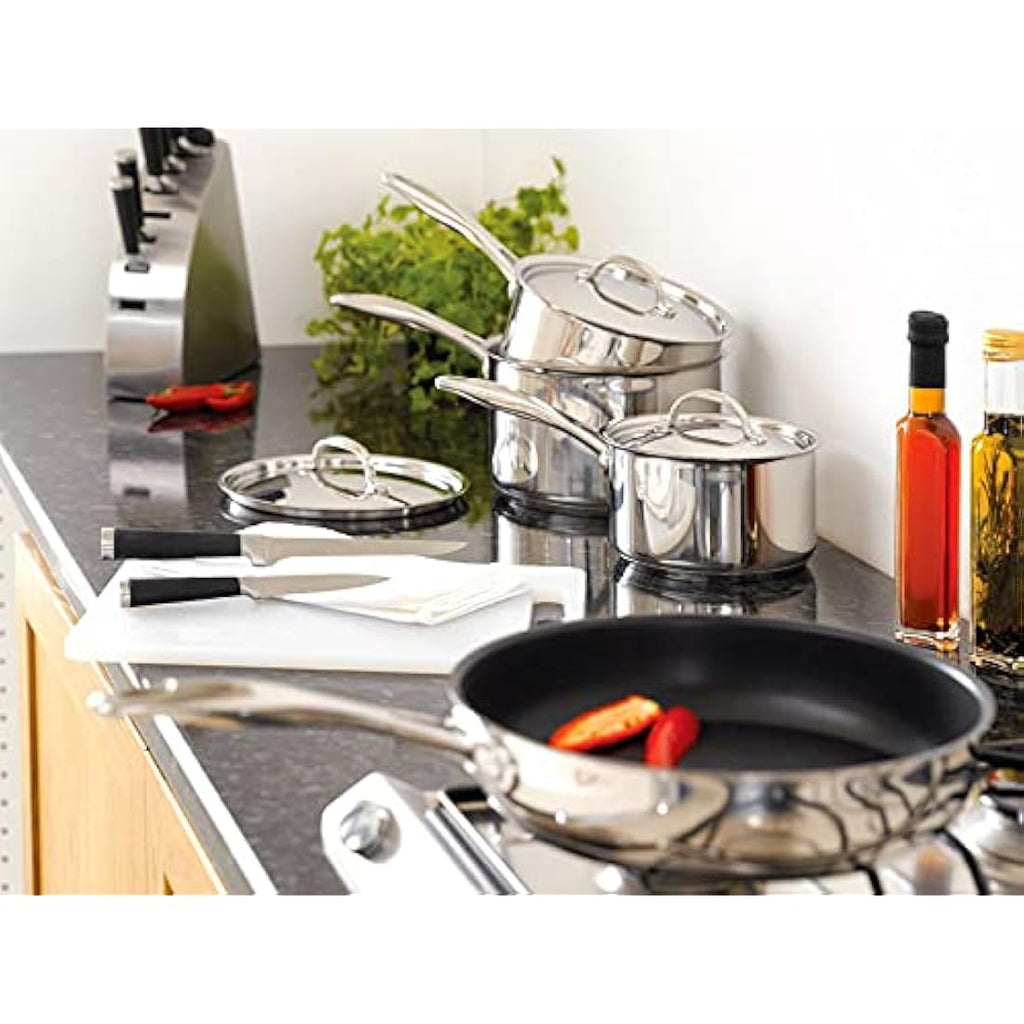 Stellar 20cm Non-Stick Frying Pan – Stainless Steel Induction Ready