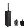 BVL Square Toilet Brush and Holder | Rustproof Aluminum & Silicone