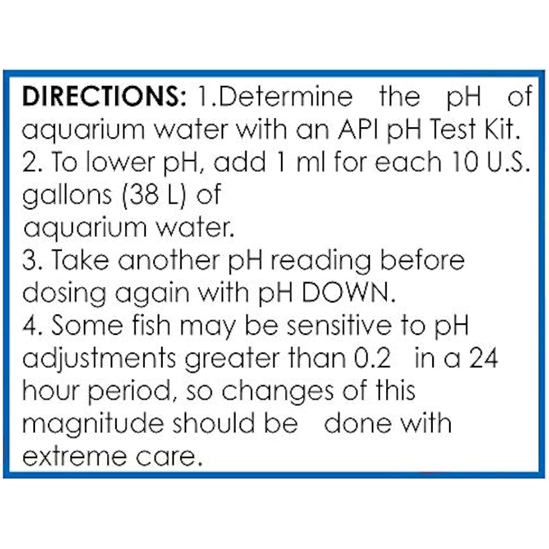 API pH DOWN Freshwater Aquarium Water pH Reducing Solution - 118 ml