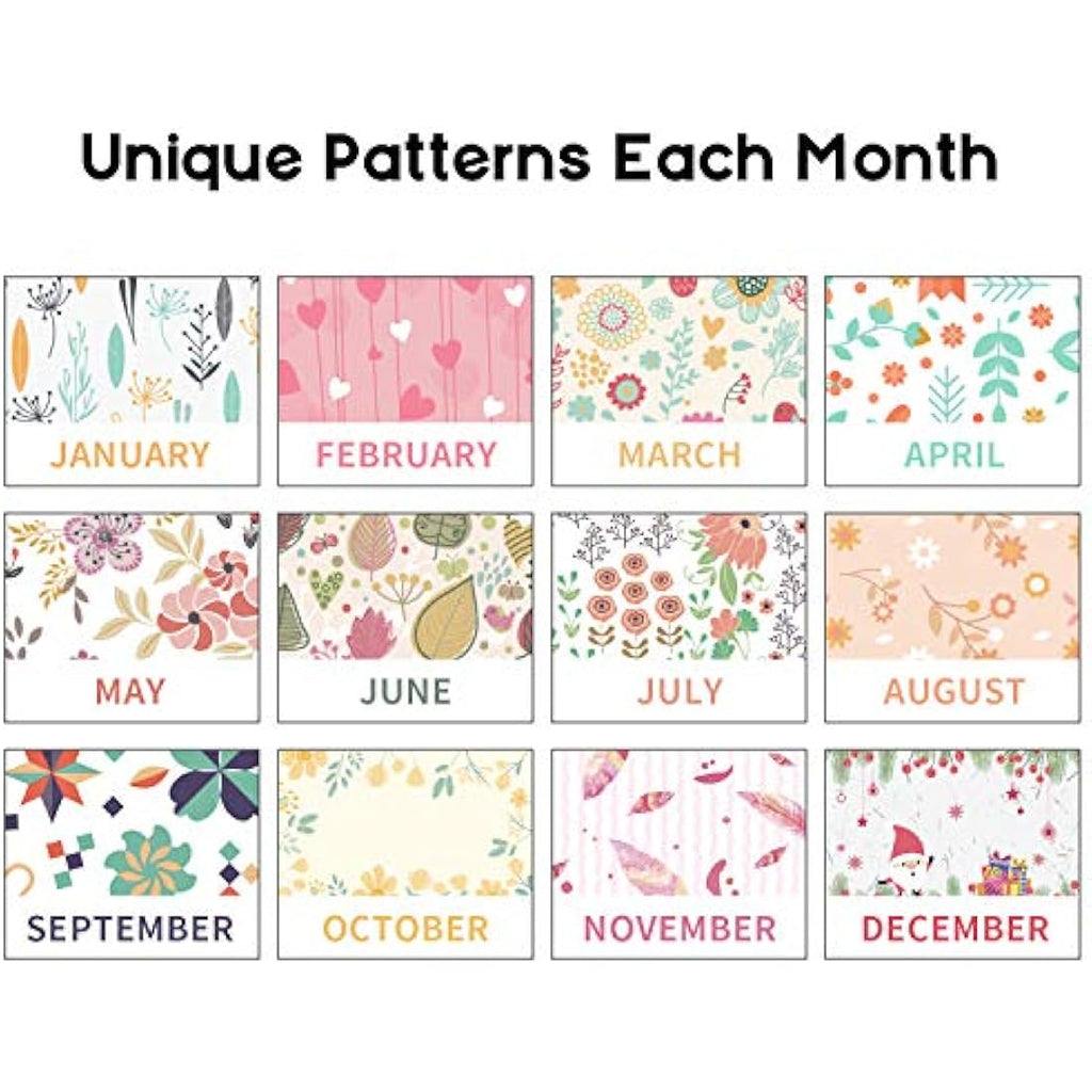 MOKANI 2025-2026 Desk Calendar | Small Academic Monthly Planner