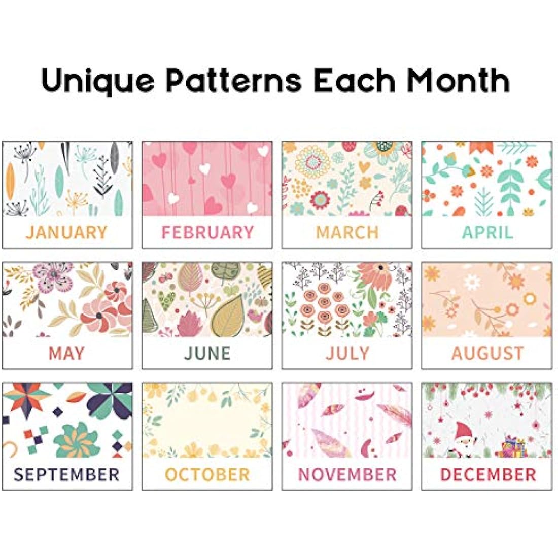 MOKANI 2025-2026 Desk Calendar | Small Academic Monthly Planner