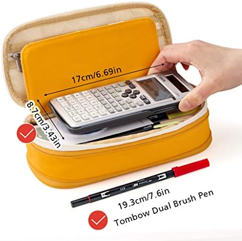 EASTHILL Large Capacity Pencil Case – High Storage Stationery Pouch