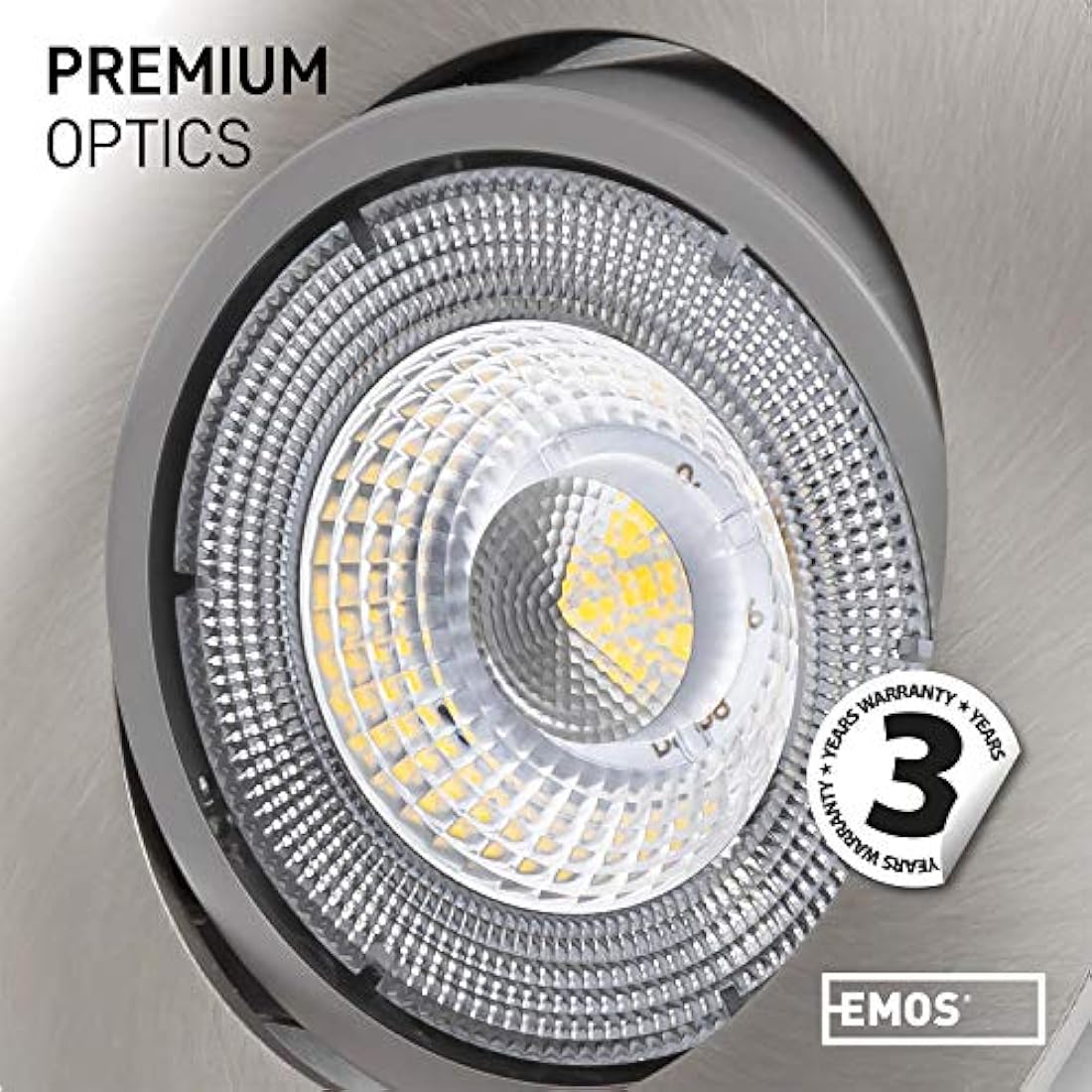 EMOS LED Recessed Ceiling Spotlights | 5W Cold White 6500K | Pack of 12
