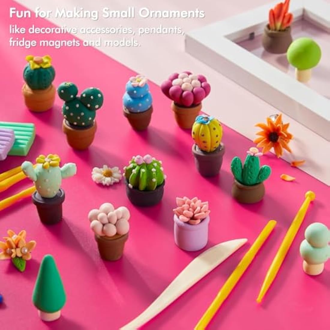 Shuttle Art 82 Colors Polymer Clay Kit – Oven Bake Modeling Clay with Tools