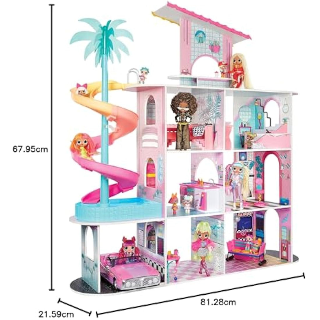 L.O.L. Surprise OMG Fashion House – Real Wood Dollhouse with 85+ Surprises