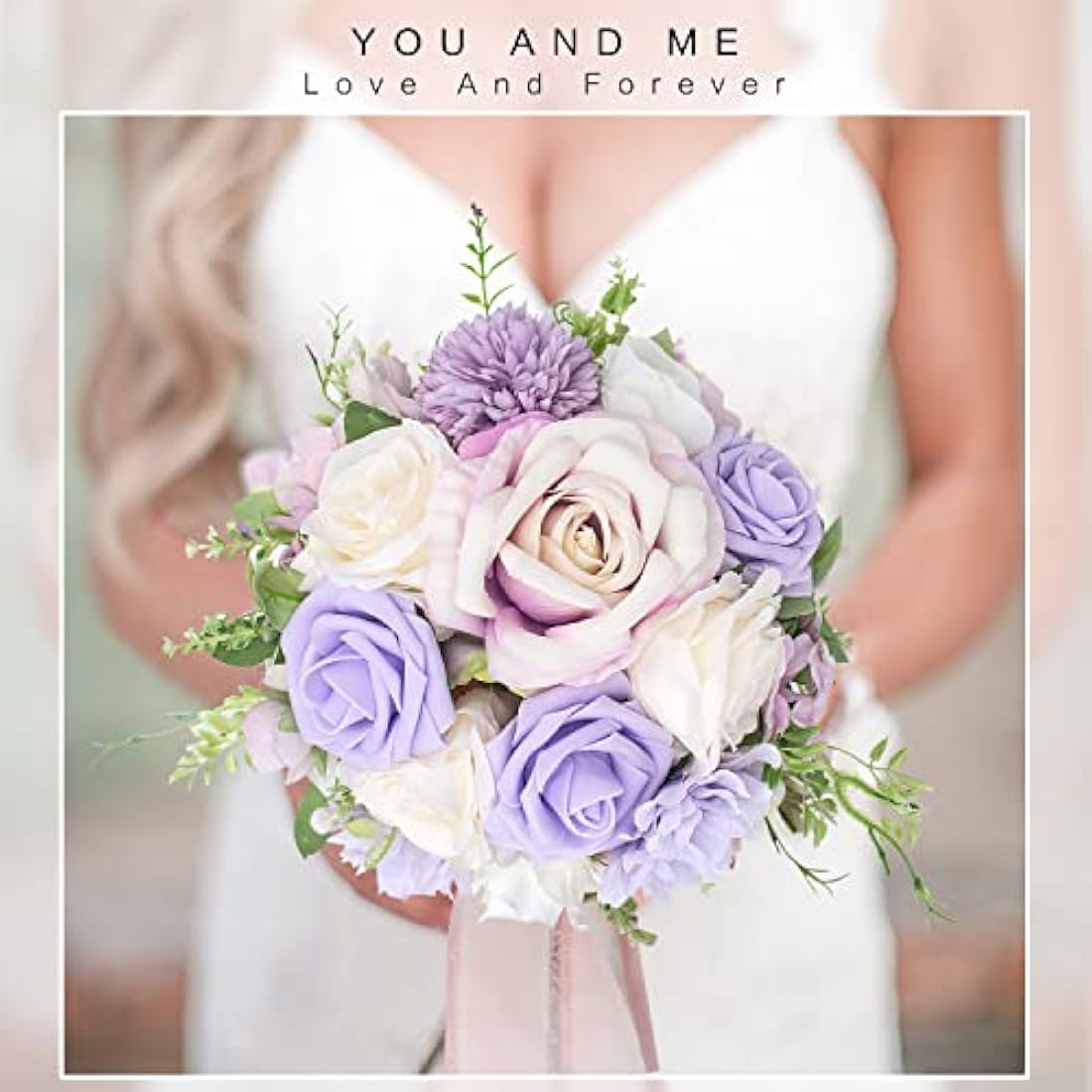 Purple & Dusty Rose Silk Artificial Flowers for DIY Weddings