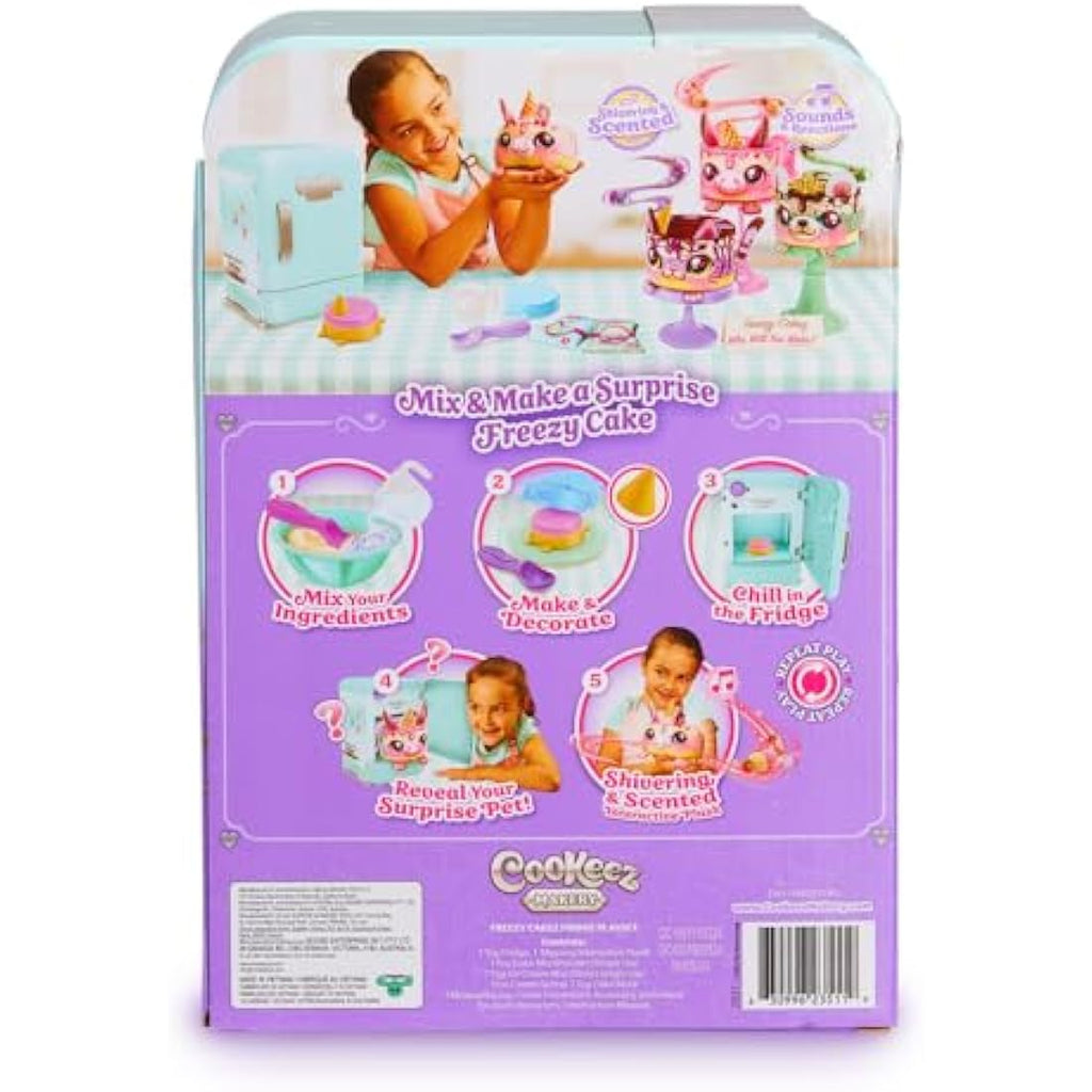 Cookeez Makery Freezy Cakez – Interactive Scented Shivering Plush