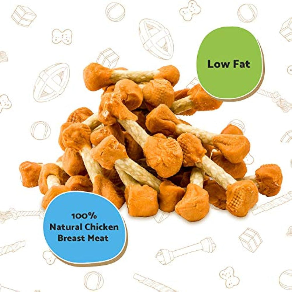 Good Boy Chewy Chicken Dumbbells – Natural Low Fat Dog Treats – 8 x 100g