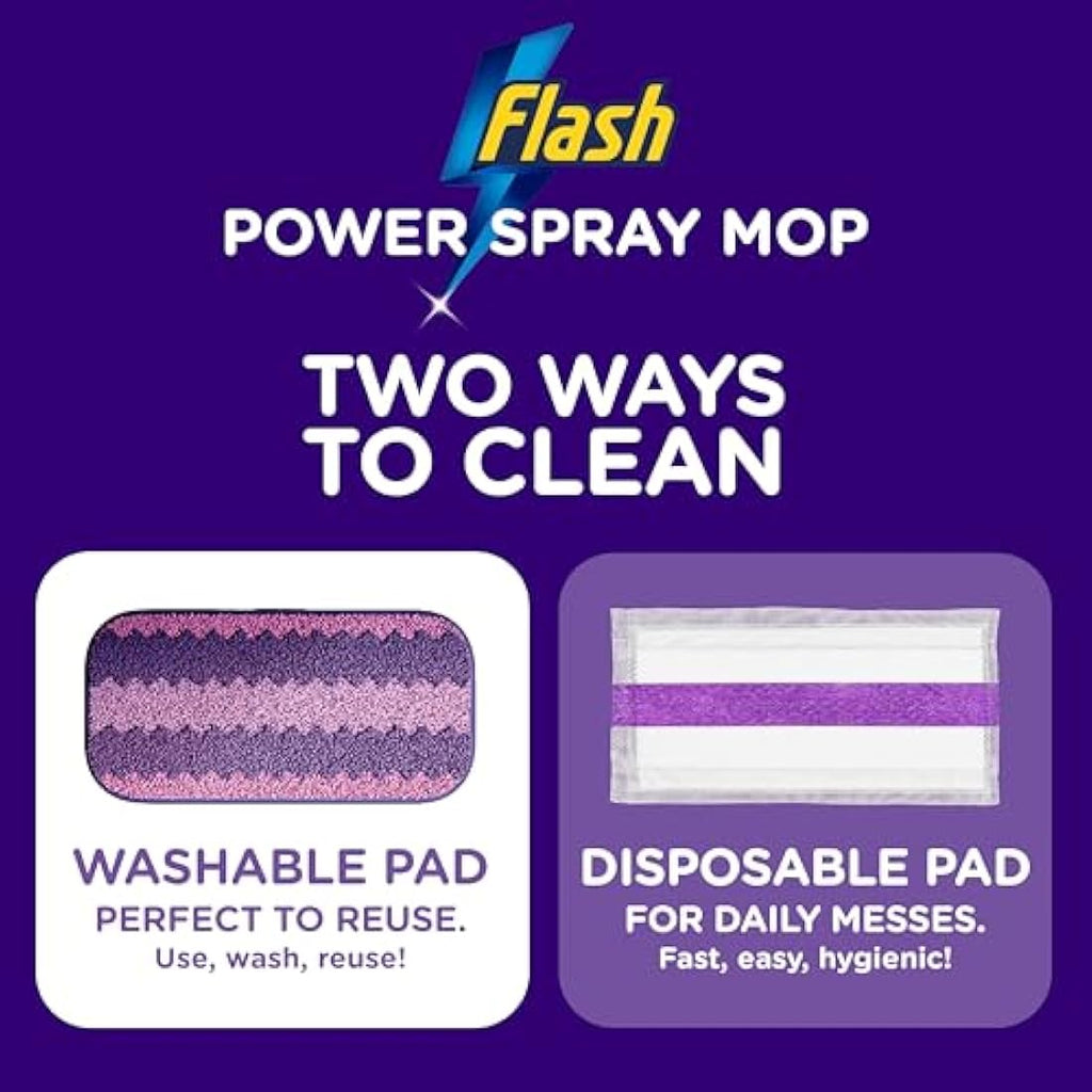 Flash Power Spray Mop Starter Kit - All-In-One Floor Cleaner System