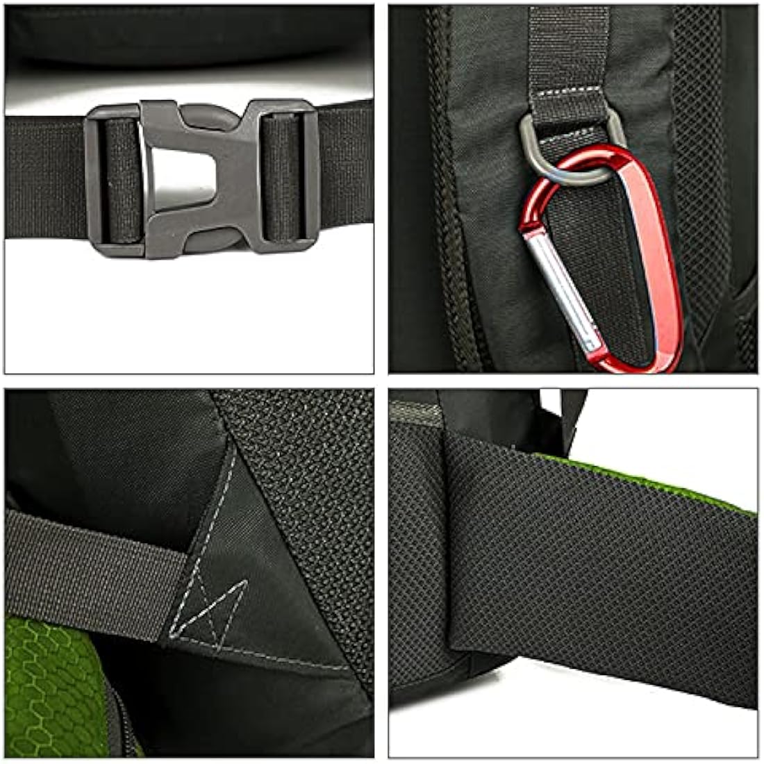 60L Hiking Backpack – Waterproof Nylon Camping Rucksack