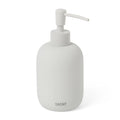 TATAY Soft Ceramic Soap Dispenser – Matte White Minimalist Pump