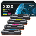 HALLOLUX 203X High-Yield Toner Cartridge for HP Color LaserJet Pro | 4-Pack