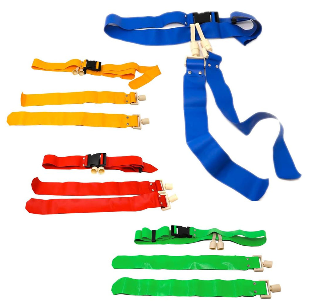 Barnett Flag Pop Deluxe Football Belts and Flags - 10 Pack (Yellow)
