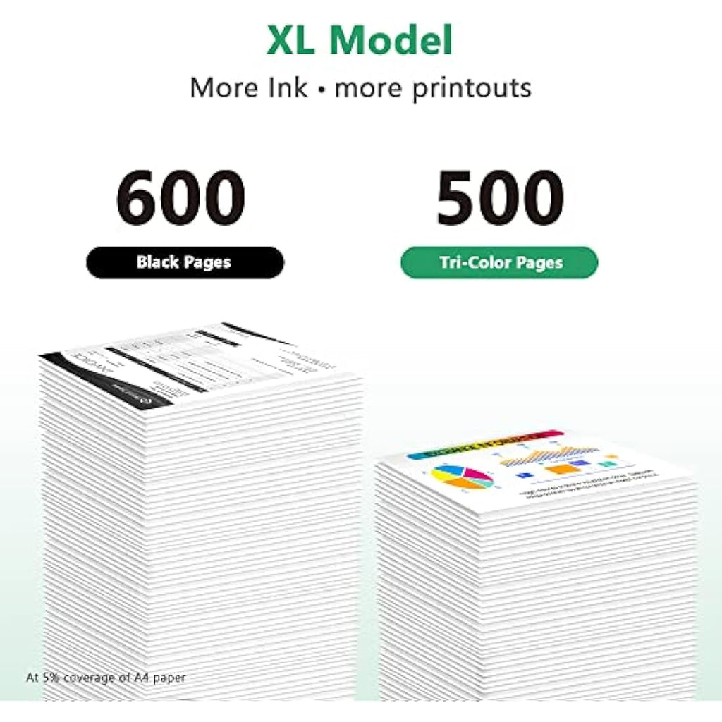 LIFOR PG-540XL CL-541XL Ink Cartridges for Canon Pixma TS5150 MG3650 - 2 Pack