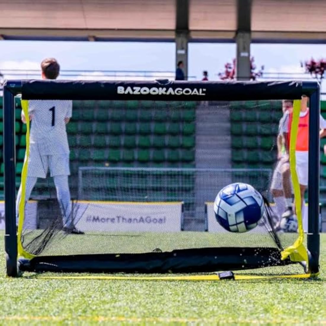 BazookaGoal Original Pop Up Soccer Goal – Portable Folding Mini Goal