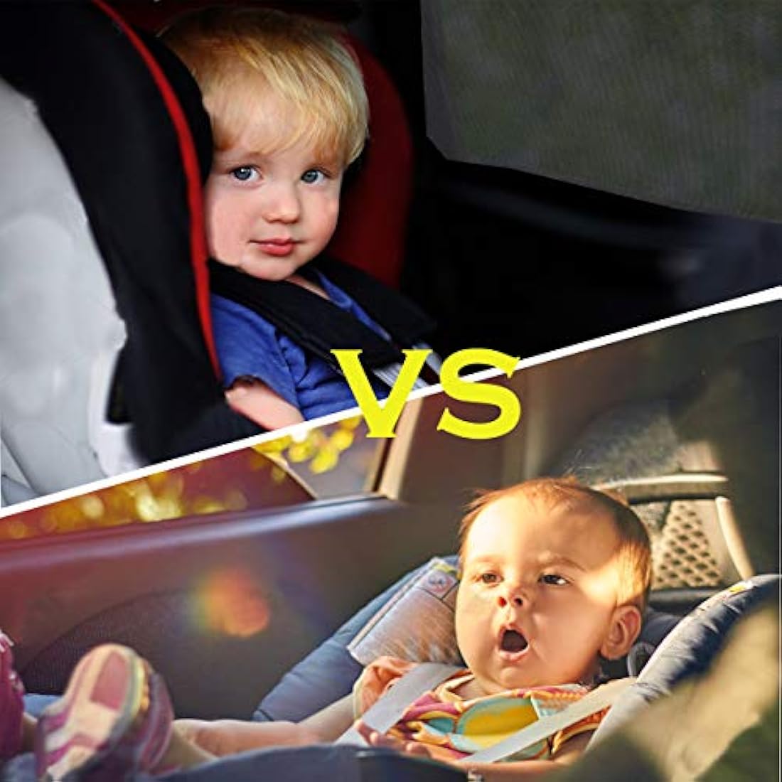 Goosky Car Window Sun Shades for Baby – UV Protection Mesh Blinds (2 Pack)